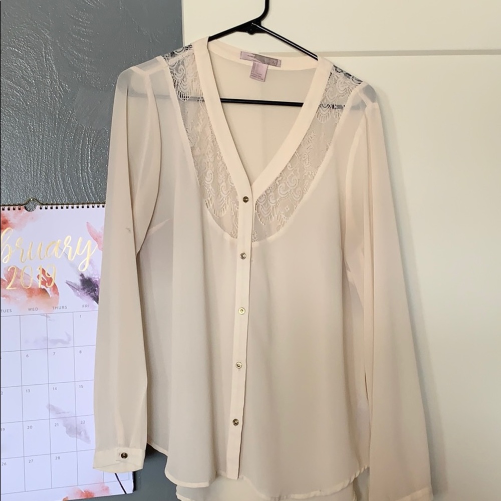 Beige blouse